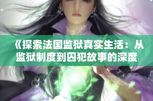 《探索法国监狱真实生活：从监狱制度到囚犯故事的深度剖析》