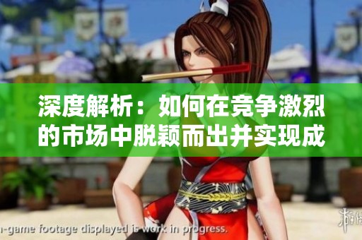 深度解析：如何在竞争激烈的市场中脱颖而出并实现成功