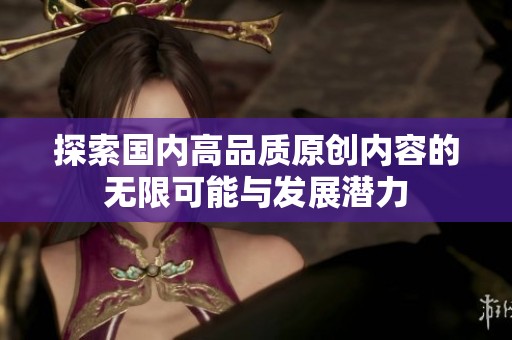 探索国内高品质原创内容的无限可能与发展潜力