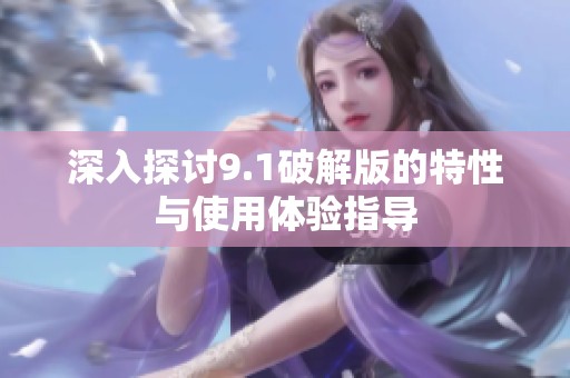 深入探讨9.1破解版的特性与使用体验指导