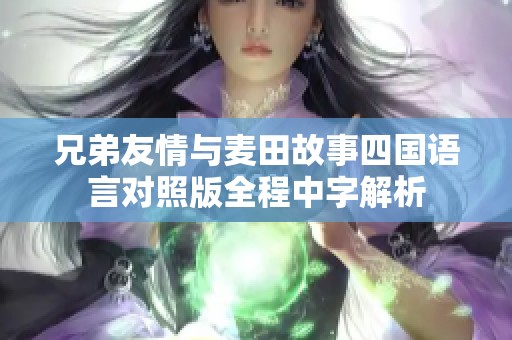 兄弟友情与麦田故事四国语言对照版全程中字解析
