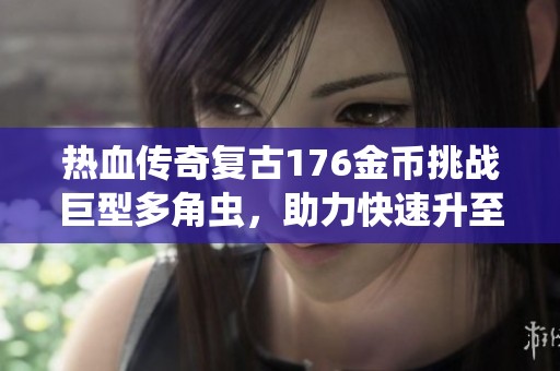 热血传奇复古176金币挑战巨型多角虫，助力快速升至7级攻略