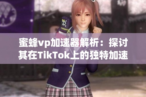 蜜蜂vp加速器解析：探讨其在TikTok上的独特加速功能