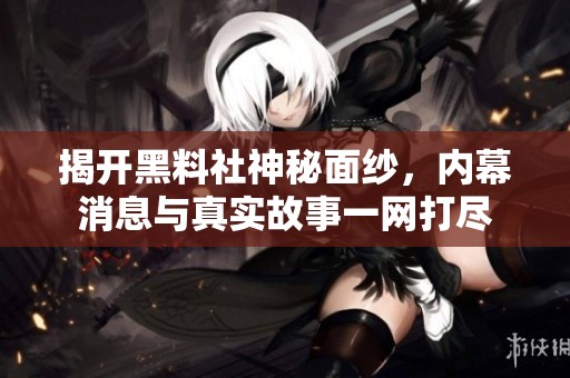 揭开黑料社神秘面纱，内幕消息与真实故事一网打尽
