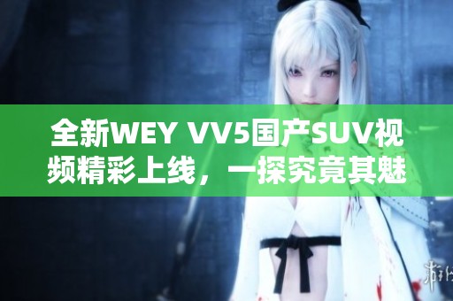 全新WEY VV5国产SUV视频精彩上线，一探究竟其魅力与性能表现