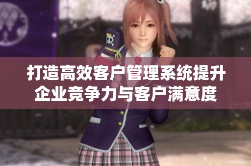 打造高效客户管理系统提升企业竞争力与客户满意度