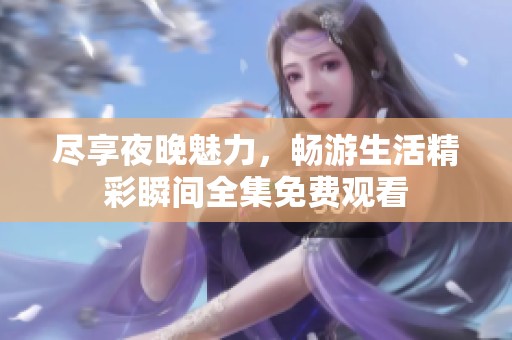 尽享夜晚魅力，畅游生活精彩瞬间全集免费观看