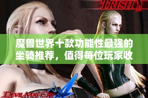 魔兽世界十款功能性最强的坐骑推荐，值得每位玩家收藏