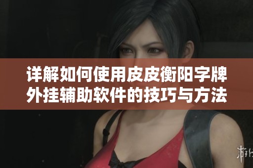 详解如何使用皮皮衡阳字牌外挂辅助软件的技巧与方法
