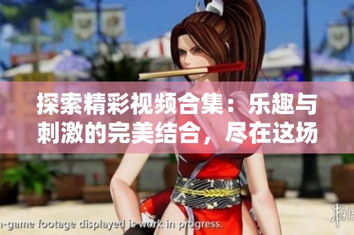探索精彩视频合集：乐趣与刺激的完美结合，尽在这场视觉盛宴中