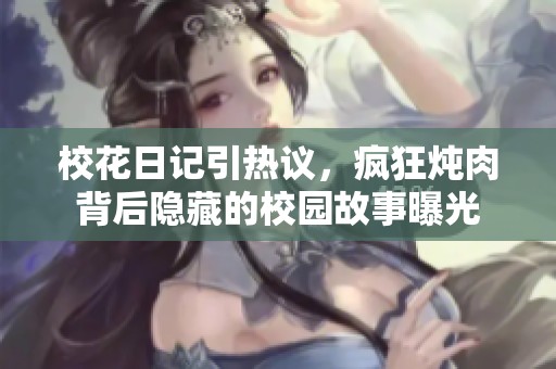 校花日记引热议，疯狂炖肉背后隐藏的校园故事曝光