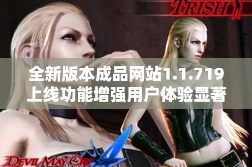全新版本成品网站1.1.719上线功能增强用户体验显著提升