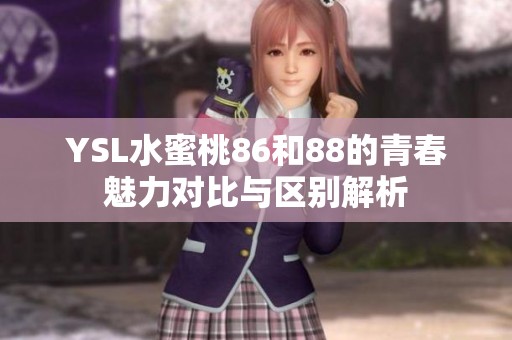 YSL水蜜桃86和88的青春魅力对比与区别解析