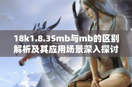 18k1.8.35mb与mb的区别解析及其应用场景深入探讨