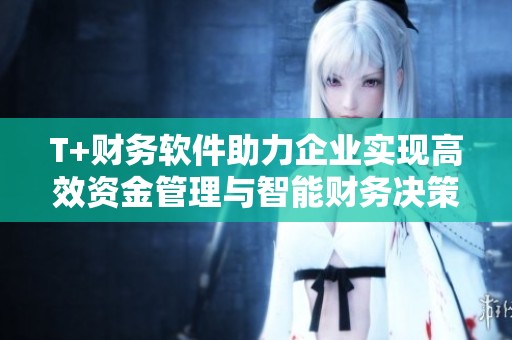 T+财务软件助力企业实现高效资金管理与智能财务决策