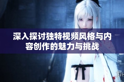 深入探讨独特视频风格与内容创作的魅力与挑战