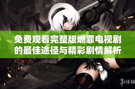 免费观看完整版燃罪电视剧的最佳途径与精彩剧情解析