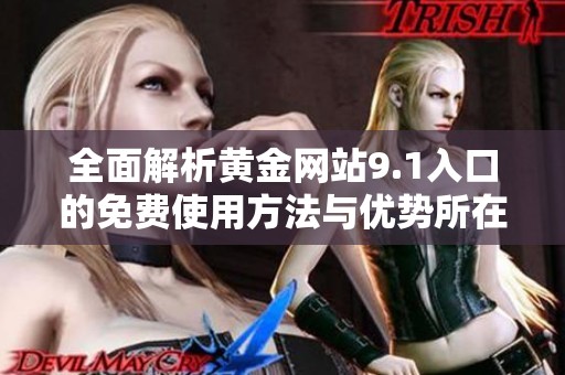 全面解析黄金网站9.1入口的免费使用方法与优势所在