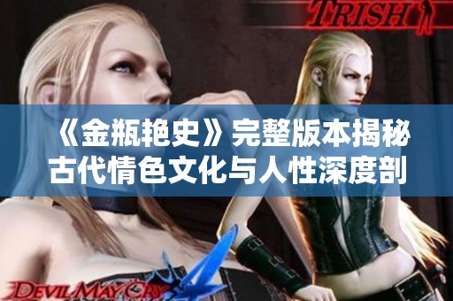 《金瓶艳史》完整版本揭秘古代情色文化与人性深度剖析