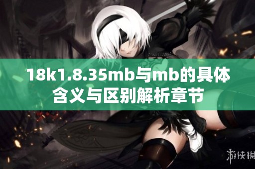 18k1.8.35mb与mb的具体含义与区别解析章节