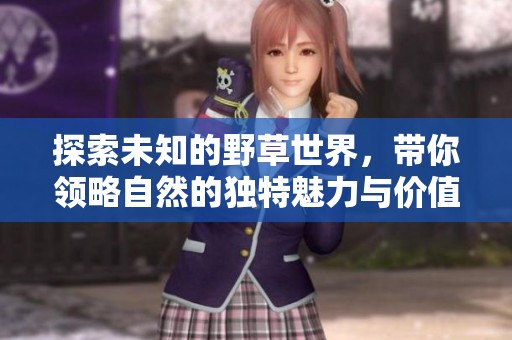 探索未知的野草世界，带你领略自然的独特魅力与价值