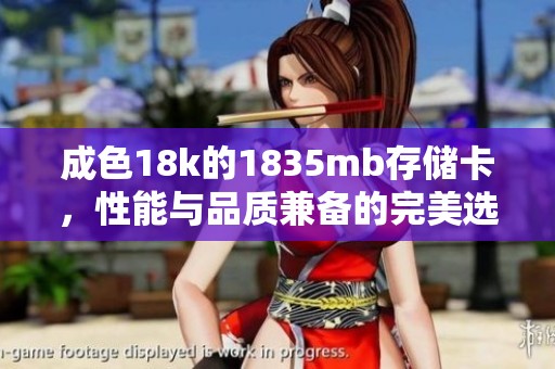 成色18k的1835mb存储卡，性能与品质兼备的完美选择