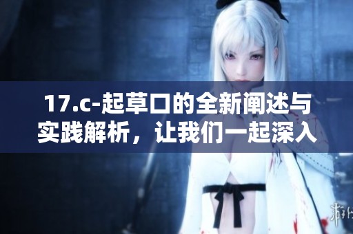 17.c-起草口的全新阐述与实践解析，让我们一起深入探讨