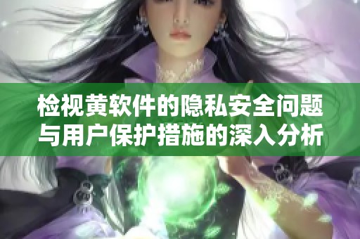 检视黄软件的隐私安全问题与用户保护措施的深入分析