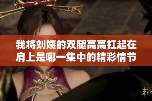 我将刘姨的双腿高高扛起在肩上是哪一集中的精彩情节